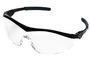 Crews Storm® Black Safety Glasses With Clear Anti-Fog/Anti-Scratch Lens