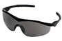 Crews Storm® Black Safety Glasses With Gray Anti-Scratch Lens
