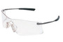 Crews Rubicon® Gray Safety Glasses With Clear Anti-Fog/Anti-Scratch Lens