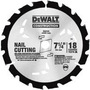 DEWALT® 7 1/4" 18 Teeth Rock Carbide™/Series 20™ Carbide Tipped Circular Saw Blade