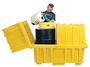 Eagle 60" X 34" X 46" Yellow HDPE Containment Workstation