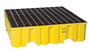 Eagle 51 1/2" X 51" X 13 3/4" Yellow HDPE Spill Containment Pallet