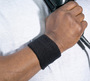 Ergodyne Black Chill-Its® 6500 Cotton/Terry Wristband