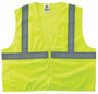Ergodyne 2X/3X Green GloWear® 8210Z Polyester Mesh Vest
