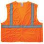 Ergodyne Small/Medium Orange GloWear® 8215BA Polyester Mesh Vest