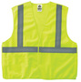 Ergodyne Small - Medium Lime GloWear® 8215BA Polyester Mesh Vest
