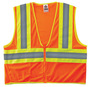 Ergodyne Small - Medium Orange GloWear® 8229Z Polyester Mesh Vest
