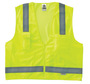 Ergodyne Small/Medium Green GloWear® 8250Z Polyester Mesh/Polyester Solid Vest