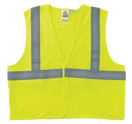 Ergodyne Small - Medium Lime GloWear® 8260FRHL Modacrylic Mesh Vest