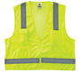 Ergodyne 2X/3X Green GloWear® 8249Z Polyester/Polyester Mesh Vest