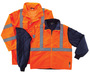 Ergodyne X-Large Hi-Viz Orange/Orange GloWear® 8385 300D Oxford Polyester/Thinsulate™ Jacket