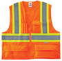 Ergodyne Small/Medium Orange GloWear® 8235ZX Polyester Vest