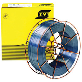 A spool of ESAB welding wire