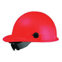 Honeywell Red Fibre Metal® P2 Roughneck Fiberglass Cap Style Hard Hat With Ratchet/8 Point Ratchet Suspension
