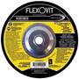 Flexovit® 4 1/2" X 1/8" X 5/8" - 11 SPECIALIST® PIPELINE 30 Grit Aluminum Oxide Grain Reinforced Type 27 Spin-On Depressed Center Cut Off Wheel