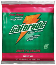 Gatorade® 51 Ounce Fruit Punch Flavor Electrolyte Drink Powder Concentrate Package