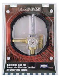 Harris® Model 355-2 Ar-58010 (Clam) Up to 140 SCFH Compensated Shielding Gas Kit Argon Flowmeter Regulator, CGA-580