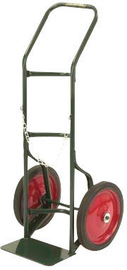 Harper™ Series 700 Single Cylinder Hand Truck With 14" X 1 3/4" Semi-Pneumatic Wheels, Continuous Handle And 7" X 14" Base Plate (For Medium To Large Cylinders)