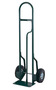 Harper™ Series CTL 600 lb Steel Tall Hand Truck With 10" X 2 1/2" Offset Poly Hub Solid Rubber Wheels, Single Loop Handle And 7" X 14" Base Plate