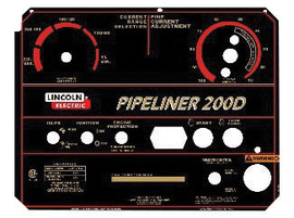 Lincoln Electric® Nameplate For Pipeliner® 200D Kubota Welding System