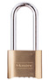 Master Lock® Solid Brass Resettable Set-Your-Own Combination Padlock With 5/16" X 2 1/4" X 1" Shackle