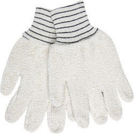 MCR Safety Small 10" Natural 18 Ounce Regular Weight Cotton/Polyester/Terry Cloth Heat Resistant Gloves With 3" Knit Wrist And Straight Thumb