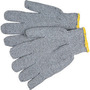 MCR Safety Small 8 1/2" Gray 16 Ounce Regular Weight Cotton/Polyester/Terry Cloth Heat Resistant Gloves With 2" Knit Wrist And Straight Thumb