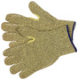 MCR Safety Cut Pro Large 11" Brown/Yellow 7 Gauge Regular Weight Kevlar®/Terry Cloth/Polyester/Cotton Heat Resistant Gloves With 2" Continuous Knit Wrist And Reinforced Crotch Thumb