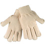 MCR Safety Large 6.5" Natural Heavy Weight Terry Cloth Heat Resistant Gloves With 2.5" Knit Wrist And Straight Thumb