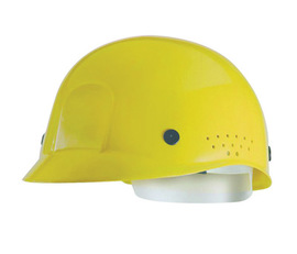 MSA Yellow HDPE Cap Style Bump Cap With Pinlock Suspension