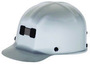 MSA White Comfo-Cap® Polycarbonate Cap Style Hard Hat With Ratchet/4 Point Ratchet Suspension