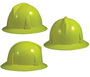 MSA Yellow Topgard® Polycarbonate Full Brim Hard Hat With Ratchet/4 Point Ratchet Suspension