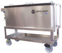 MVE Inc 38.9" x 17.6" x 51.7" 53 l Liquid Nitrogen Transfer Cryo Cart Without Temperature Recorder