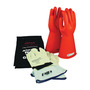 Protective Industrial Products Size 10 Orange NOVAX® Rubber/Goatskin Class 1 Linesmens Gloves