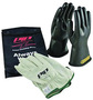 Protective Industrial Products Size 11 Black NOVAX® Rubber/Goatskin Class 1 Linesmens Gloves