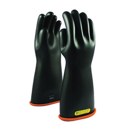 Protective Industrial Products Size 10 Black And Orange NOVAX® Rubber Class 2 Linesmens Gloves