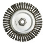 RADNOR™ 6" X 5/8" - 11" Stainless Steel Twist Knot Wire Wheel Brush