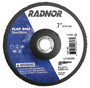 RADNOR™ 7" X 7/8" 120 Grit Type 29 Flap Disc