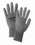 RADNOR™ Small 13 Gauge Polyurethane Coated Work Gloves With Nylon Liner And Knit Wrist