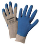RADNOR™ Large 10 Gauge Latex Palm And Finger Coated Work Gloves With Cotton/Polyester Liner And Knit Wrist