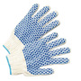 RADNOR™ Natural Blue Women's Polyester/Cotton General Purpose Gloves Knit Wrist
