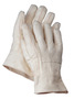 RADNOR™ White 12 Ounce Cotton Hot Mill Gloves With Band Top Wrist