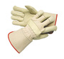 RADNOR™ X-Large Natural Premium Leather Palm Gloves With Canvas Back And Gauntlet Cuff