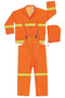 MCR Safety® 3X Hi-Viz Orange Luminator™ .35 mm Polyester/PVC Suit