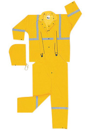 MCR Safety® 3X Yellow Luminator™ .35 mm Polyester/PVC Suit