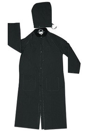 MCR Safety® Small Black 60" Classic .35 mm Polyester/PVC Jacket