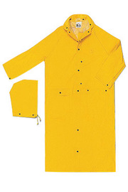 MCR Safety® Medium Yellow 60" Wizard .28 mm PVC/Nylon Jacket