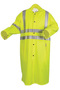 MCR Safety® 3X Hi-Viz Green 49" Luminator™ .40 mm Cotton/Polyester/Polyurethane Jacket