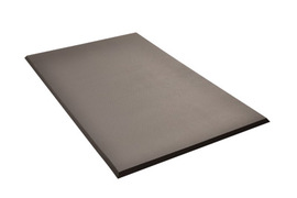 Superior Manufacturing 3' X 75' Black PVC Nitrile/Rubber Foam NoTrax® Superfoam™ Comfort™ Anti Fatigue Floor Mat