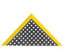 Superior Manufacturing 28" X 40" Black And Yellow Rubber NoTrax® Safety Stance® Anti Fatigue Floor Mat